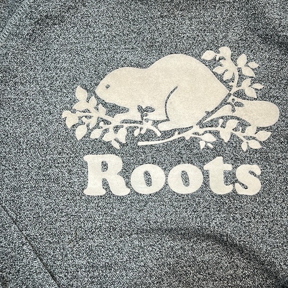 Roots Organic Original Crew Sweatshirt  Salt  Pepper - Picture 10 of 12